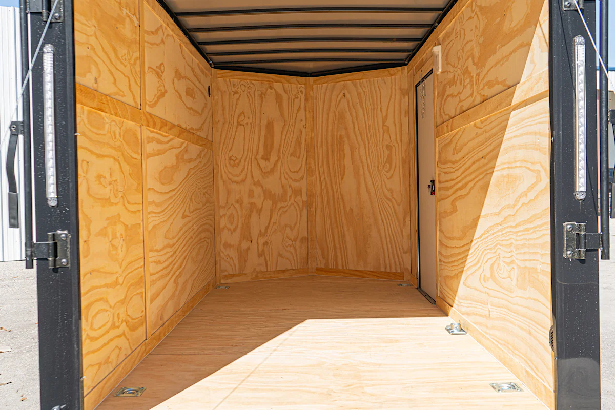 Spartan 6'x12' Enclosed Cargo Trailer w/ Rear Ramp Door (C1) - Stock #91809 - Image 7 of 18 Spartan 6'x12' Enclosed Cargo Trailer w/ Rear Ramp Door (C1) - Stock #91809 - Image 7 of 18