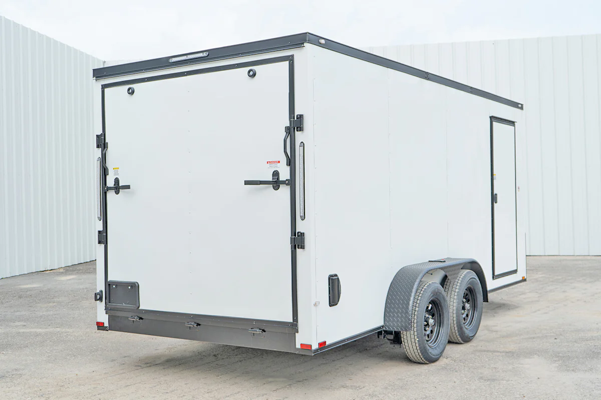 Spartan 7'x16' Enclosed Cargo Trailer w/ Rear Ramp Door (C2) - Stock #91840 - Image 5 of 16 Spartan 7'x16' Enclosed Cargo Trailer w/ Rear Ramp Door (C2) - Stock #91840 - Image 5 of 16