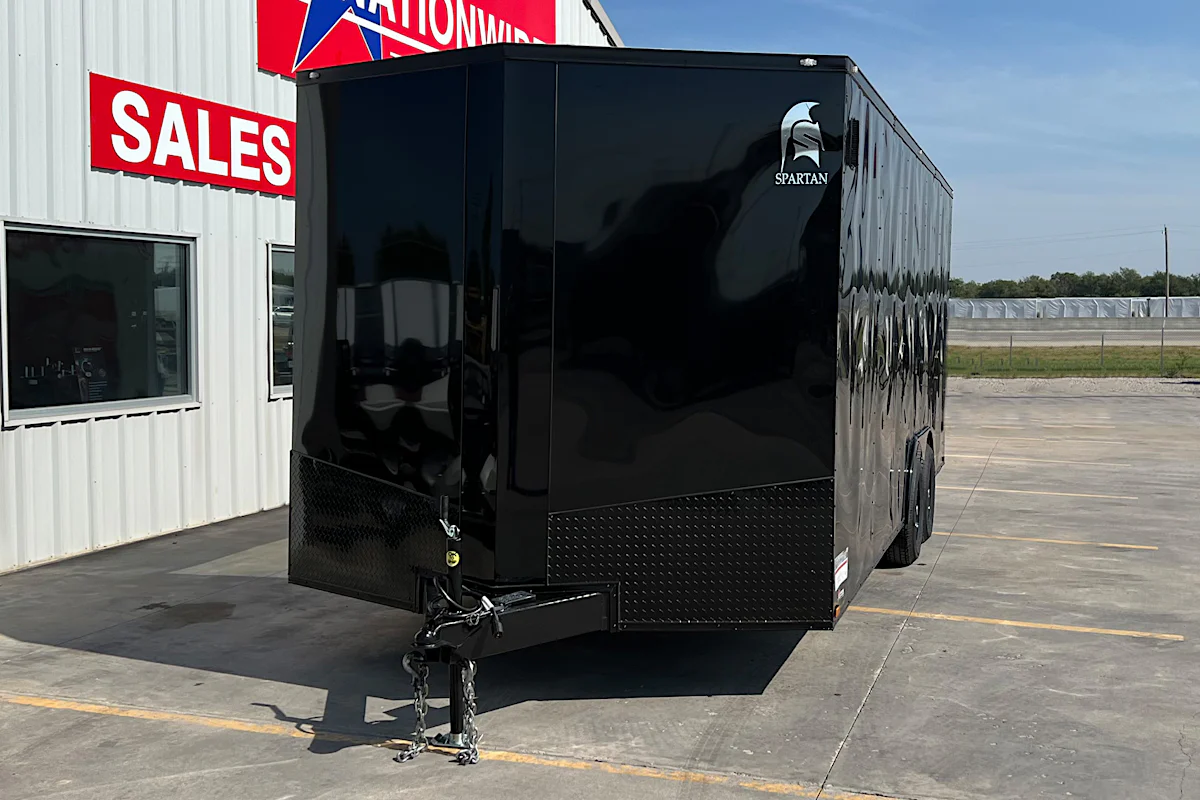 Spartan 8.5'x20' Enclosed Cargo Trailer w/ Rear Ramp Door (C2) - Stock #91841 - Image 2 of 6 Spartan 8.5'x20' Enclosed Cargo Trailer w/ Rear Ramp Door (C2) - Stock #91841 - Image 2 of 6