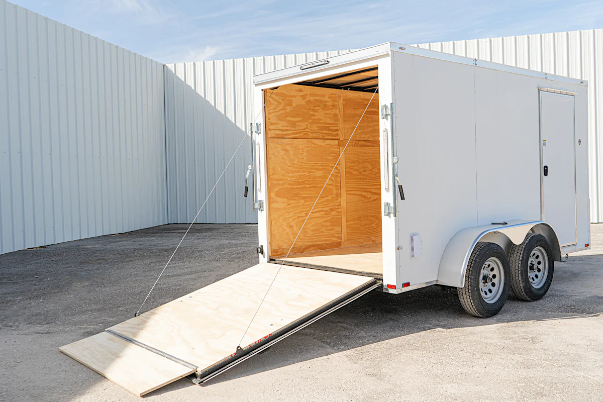 Spartan 6'x12' Enclosed Cargo Trailer w/ Rear Ramp Door (C2) - Stock #91844 - Image 8 of 20 Spartan 6'x12' Enclosed Cargo Trailer w/ Rear Ramp Door (C2) - Stock #91844 - Image 8 of 20