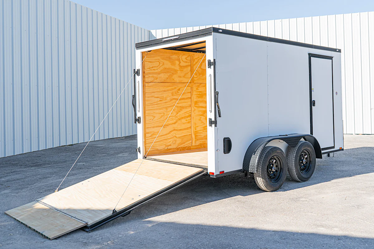 Spartan 6'x12' Enclosed Cargo Trailer w/ Rear Ramp Door (C2) - Stock #91857 - Image 7 of 19 Spartan 6'x12' Enclosed Cargo Trailer w/ Rear Ramp Door (C2) - Stock #91857 - Image 7 of 19