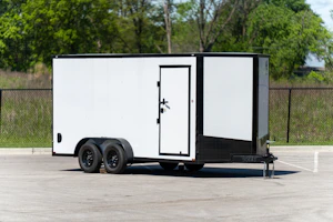 Spartan 7'x16' Enclosed Cargo Trailer w/ Rear Ramp Door (C2)