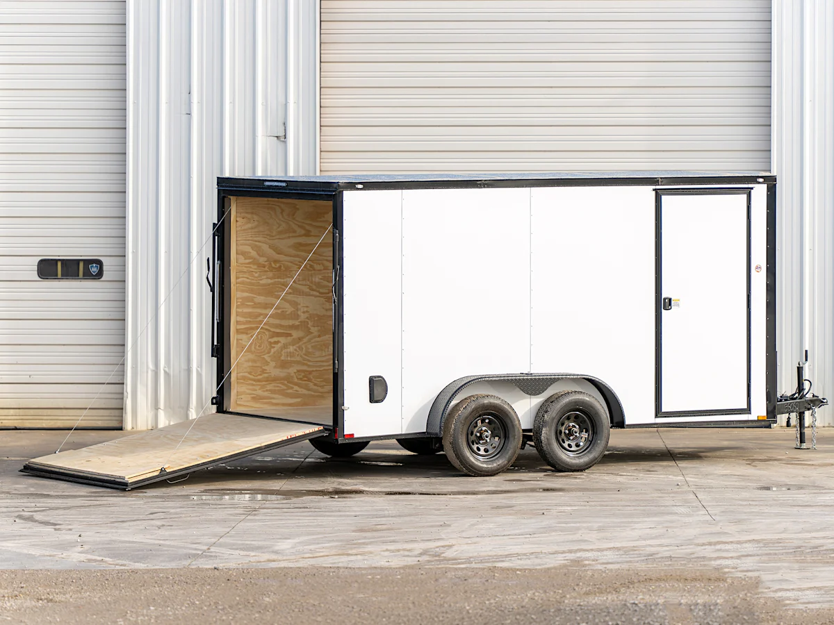 Spartan 7'x14' Enclosed Cargo Trailer w/ Rear Ramp Door (C2) - Stock #91872 - Image 3 of 3 Spartan 7'x14' Enclosed Cargo Trailer w/ Rear Ramp Door (C2) - Stock #91872 - Image 3 of 3