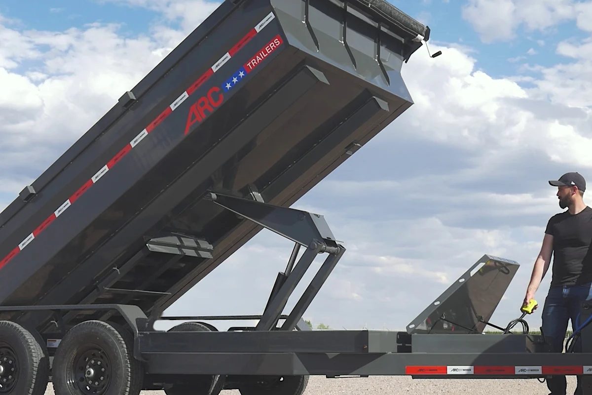 ARC Trailers 14'x83" Scissor Lift Dump w/ 2ft Sides (BDZ) - Stock #91881 - Image 12 of 12 ARC Trailers 14'x83" Scissor Lift Dump w/ 2ft Sides (BDZ) - Stock #91881 - Image 12 of 12