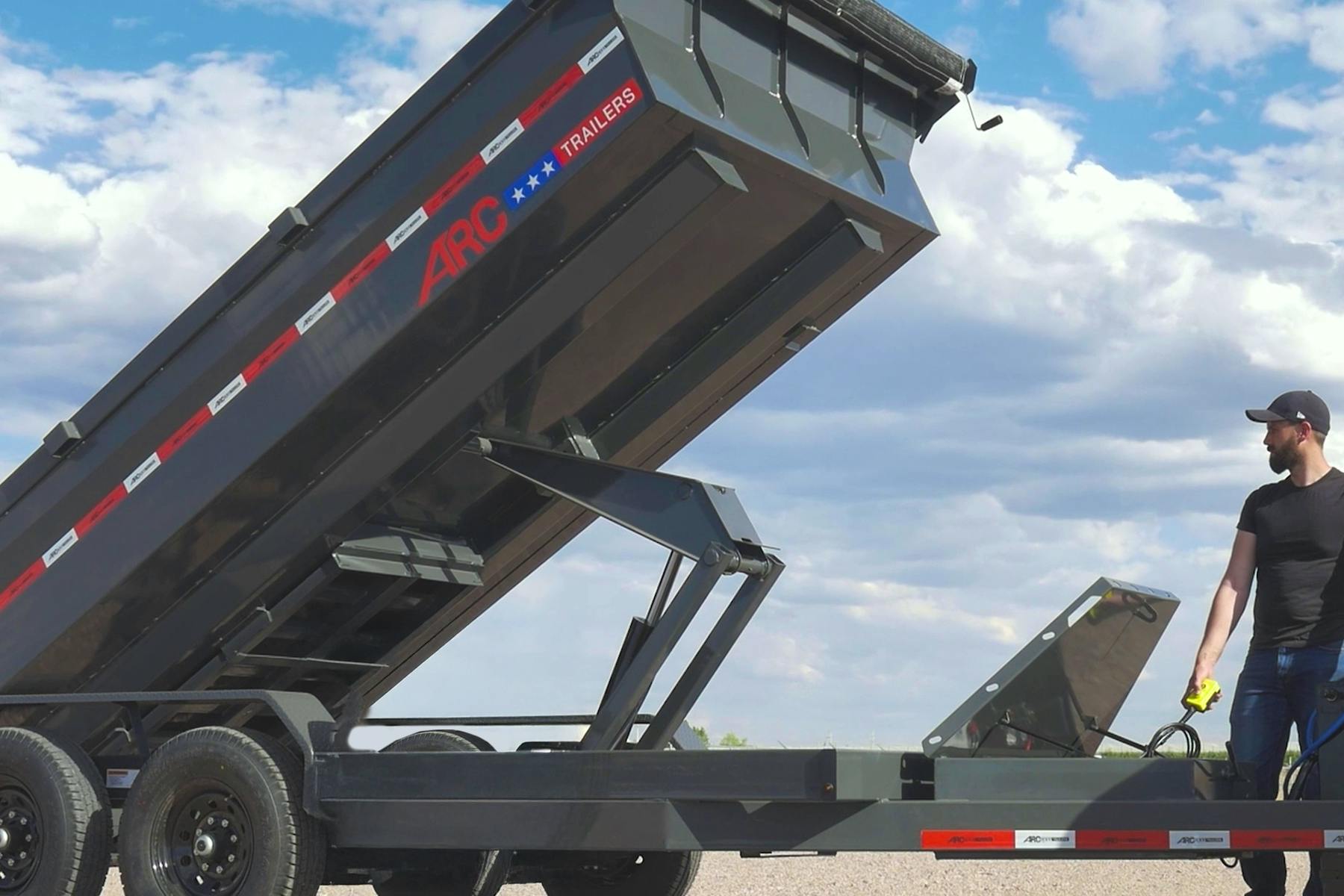 ARC Trailers 14'x83" Scissor Lift Dump w/ 2ft Sides (BDZ) - Stock #91882 - Image 12 of 12