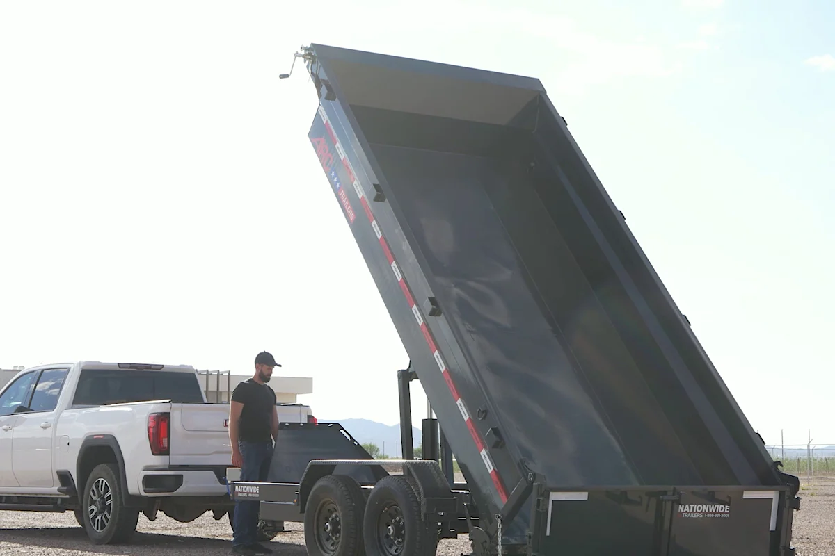 ARC Trailers 14'x83" Scissor Lift Dump w/ 2ft Sides (BDZ) - Stock #91882 - Image 11 of 12 ARC Trailers 14'x83" Scissor Lift Dump w/ 2ft Sides (BDZ) - Stock #91882 - Image 11 of 12