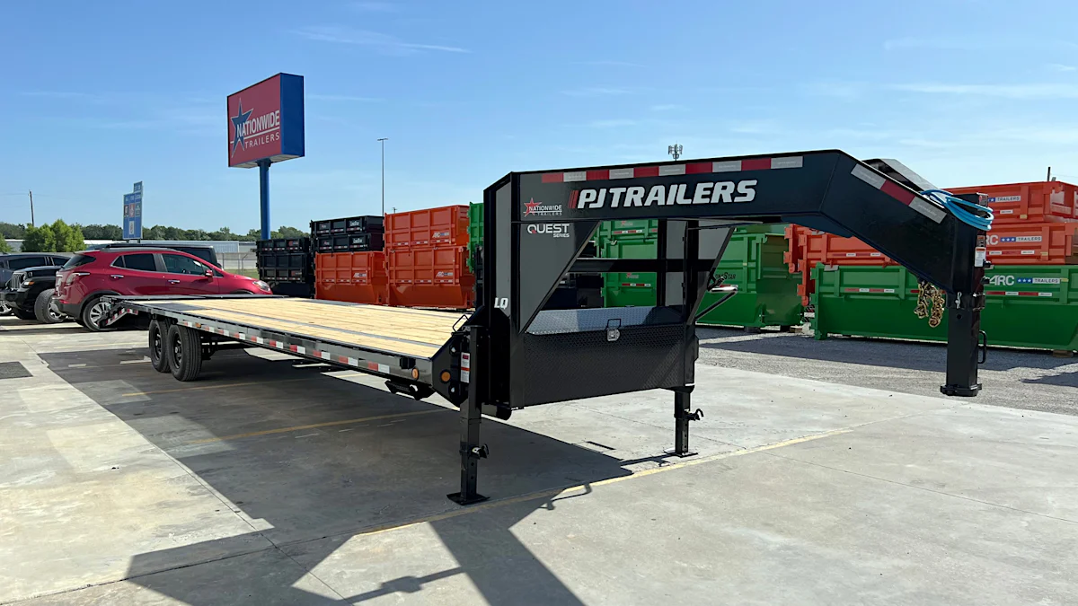 PJ Trailers 25'x102" Gooseneck Flatbed Quest Series (LQ) - Stock #91884 - Image 2 of 6 PJ Trailers 25'x102" Gooseneck Flatbed Quest Series (LQ) - Stock #91884 - Image 2 of 6