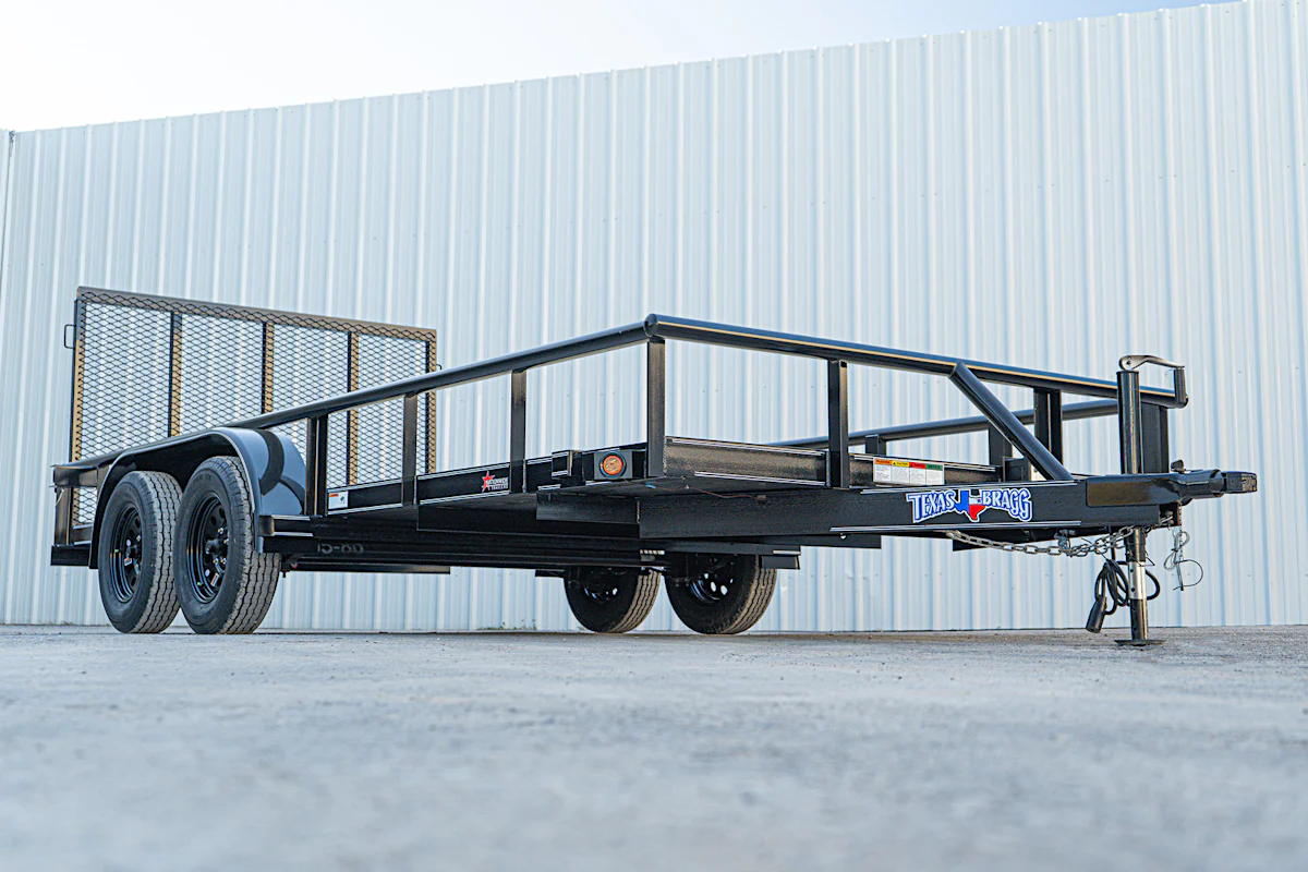 Texas Bragg 16'x83" Utility Trailer w/ 4' Gate (U2) - Stock #91931 - Image 4 of 15 Texas Bragg 16'x83" Utility Trailer w/ 4' Gate (U2) - Stock #91931 - Image 4 of 15
