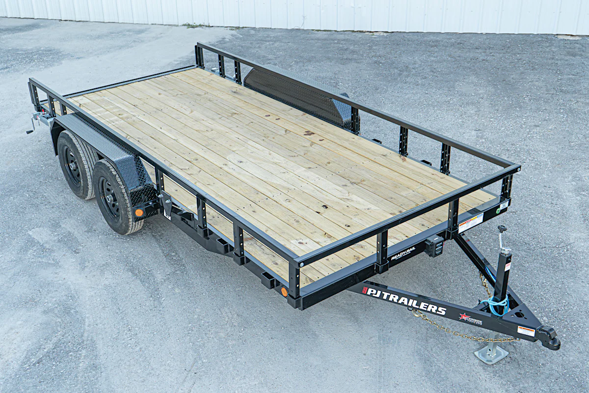PJ Trailers 16'x83" Tandem Axle 4" Channel Utility Trailer (UL) - Stock #91937 - Image 12 of 17 PJ Trailers 16'x83" Tandem Axle 4" Channel Utility Trailer (UL) - Stock #91937 - Image 12 of 17