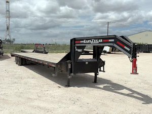 East Texas USED 40'x102" Gooseneck Flatbed Trailer w/ Duals