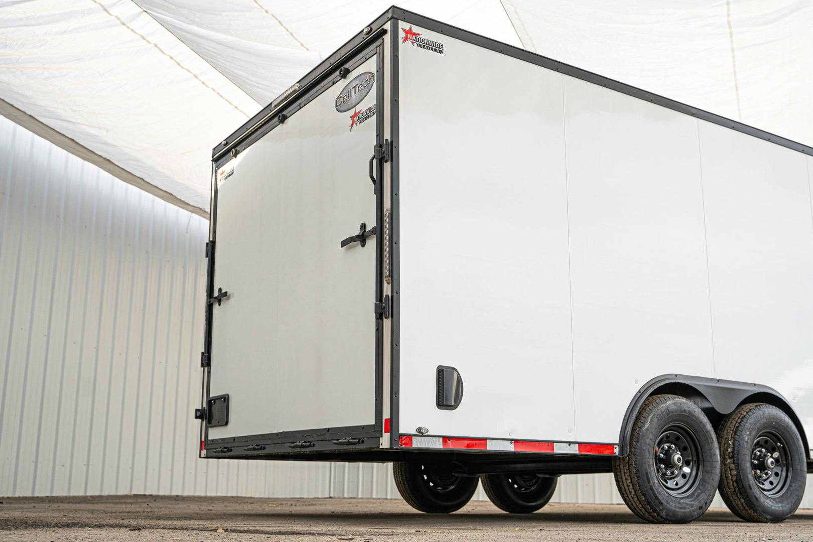 CellTech 8.5'x20' All-Steel Enclosed Cargo Trailer w/ Rear Ramp Door (C2) - Stock #91944 - Image 5 of 19