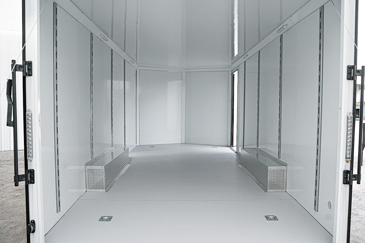 CellTech 8.5'x20' All-Steel Enclosed Cargo Trailer w/ Rear Ramp Door (C2) - Stock #91952 - Image 7 of 19 CellTech 8.5'x20' All-Steel Enclosed Cargo Trailer w/ Rear Ramp Door (C2) - Stock #91952 - Image 7 of 19