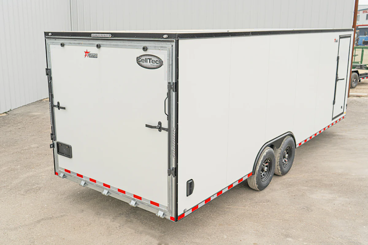 CellTech 8.5'x24' All-Steel Enclosed Cargo Trailer w/ Rear Ramp Door (C2) - Stock #91953 - Image 4 of 20 CellTech 8.5'x24' All-Steel Enclosed Cargo Trailer w/ Rear Ramp Door (C2) - Stock #91953 - Image 4 of 20