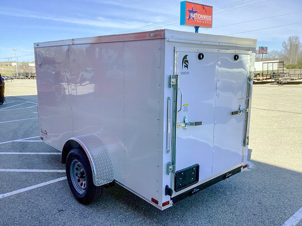 Spartan 5'x10' Enclosed Cargo Trailer w/ Rear Ramp Door (C1) - Stock #91990 - Image 2 of 5
