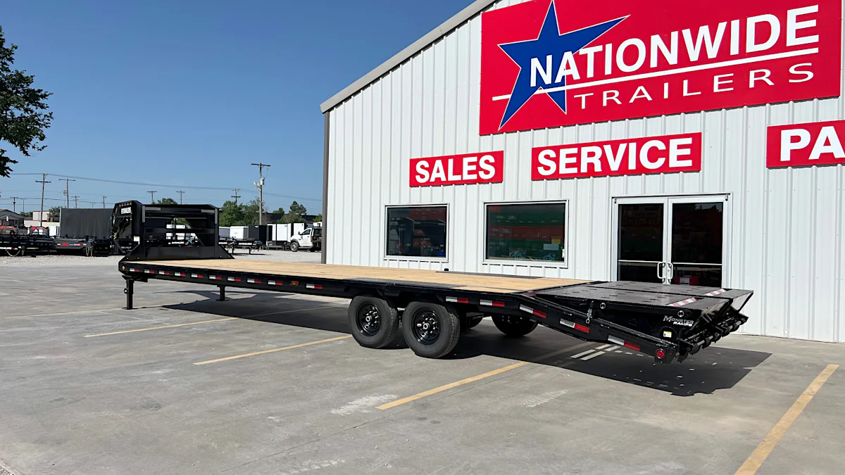 PJ Trailers 32'x102" Gooseneck Flatbed Quest Series (LQ) - Stock #91994 - Image 5 of 6 PJ Trailers 32'x102" Gooseneck Flatbed Quest Series (LQ) - Stock #91994 - Image 5 of 6