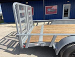 RawMaxx 16'x83" Tandem Axle Utility Trailer w/ 4ft Gate (UTX) Stock #92005 - Thumbnail 2