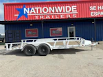 RawMaxx 16'x83" Tandem Axle Utility Trailer w/ 4ft Gate (UTX) Stock #92006 - Thumbnail 2