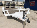 RawMaxx 16'x83" Tandem Axle Utility Trailer w/ 4ft Gate (UTX) Stock #92006 - Thumbnail 1