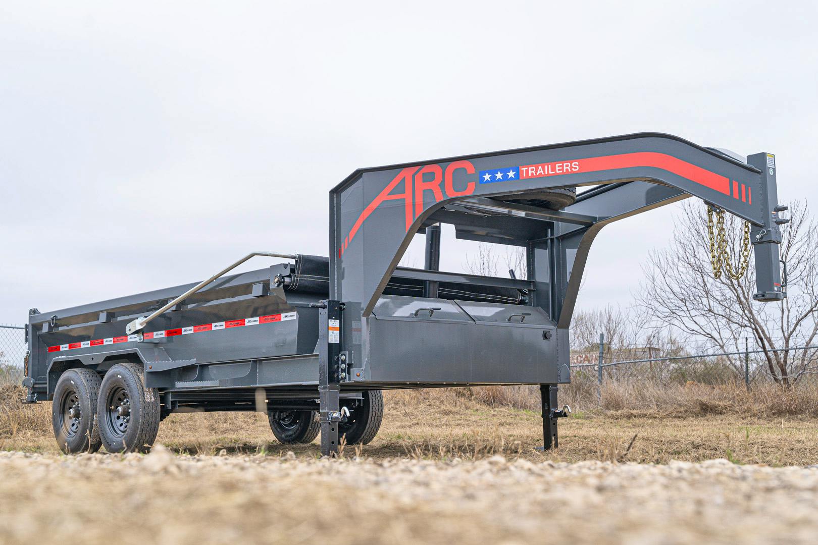 ARC Trailers 14'x83" Gooseneck Telescopic Dump Trailer w/ 2' Sides (GDT) - Stock #92011 - Image 4 of 18