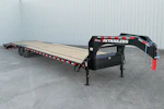 PJ Trailers 40'x102" 18k Gooseneck Flatbed Trailer w/ Singles (LX) Stock #92012 - Thumbnail 3