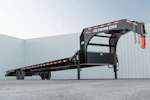 PJ Trailers 40'x102" 18k Gooseneck Flatbed Trailer w/ Singles (LX) Stock #92012 - Thumbnail 7