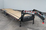 PJ Trailers 32'x102" Gooseneck Low Pro Flatbed Trailer w/ Singles (LS) Stock #92023 - Thumbnail 1