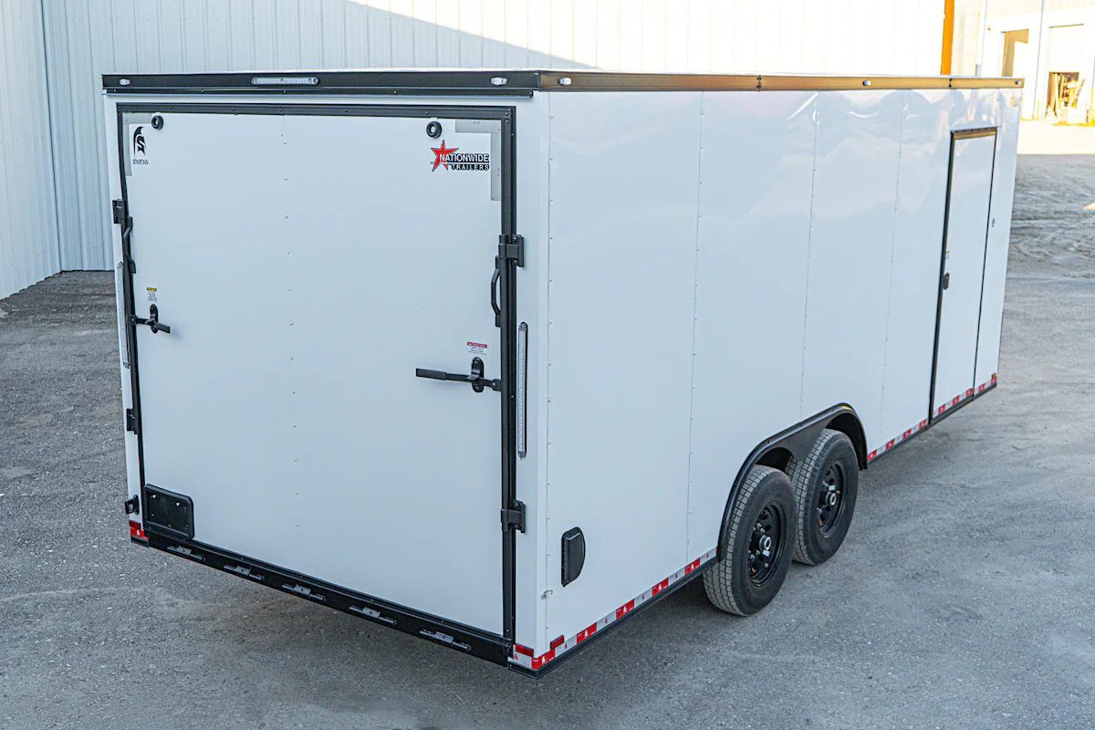 Spartan 8.5'x20' Enclosed Cargo Trailer w/ Rear Ramp Door (C2) - Stock #92057 - Image 5 of 19 Spartan 8.5'x20' Enclosed Cargo Trailer w/ Rear Ramp Door (C2) - Stock #92057 - Image 5 of 19