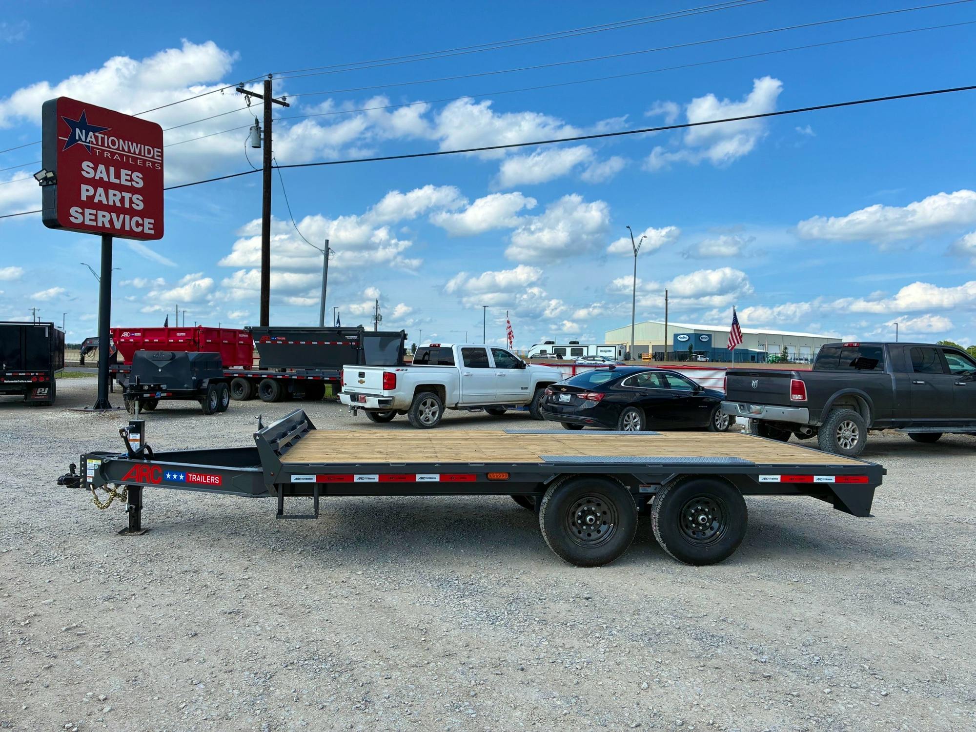 ARC Trailers 16'x102" 8" I-beam Deckover Trailer (BDS) - Stock #92093 - Image 2 of 4