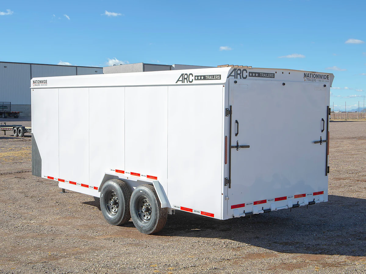 ARC Trailers 7'10"X20' Steel Enclosed Cargo Trailer w/ Rear Ramp Door (BCS) - Stock #92097 - Image 5 of 8 ARC Trailers 7'10"X20' Steel Enclosed Cargo Trailer w/ Rear Ramp Door (BCS) - Stock #92097 - Image 5 of 8