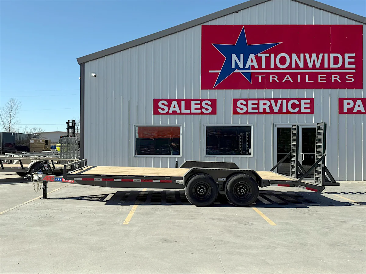 ARC Trailers 20'x83" General Purpose 14K Equipment Trailer (BEG) - Stock #92100 - Image 2 of 6 ARC Trailers 20'x83" General Purpose 14K Equipment Trailer (BEG) - Stock #92100 - Image 2 of 6