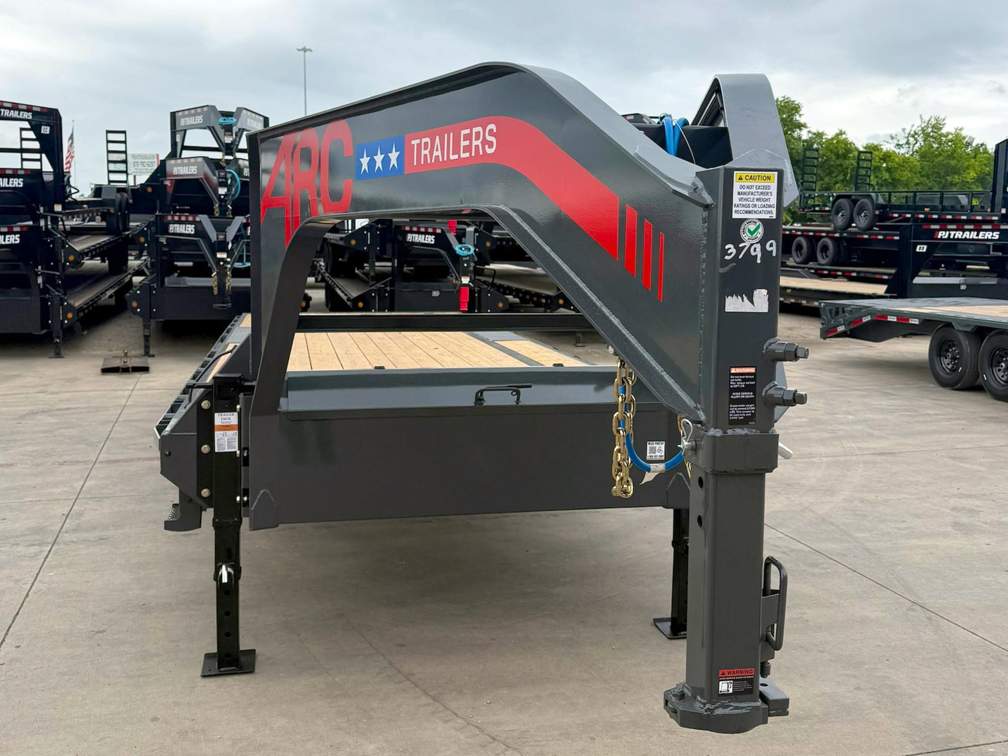 ARC Trailers 25'x102" Gooseneck Flatbed Trailer (GDS) - Stock #92120 - Image 3 of 6