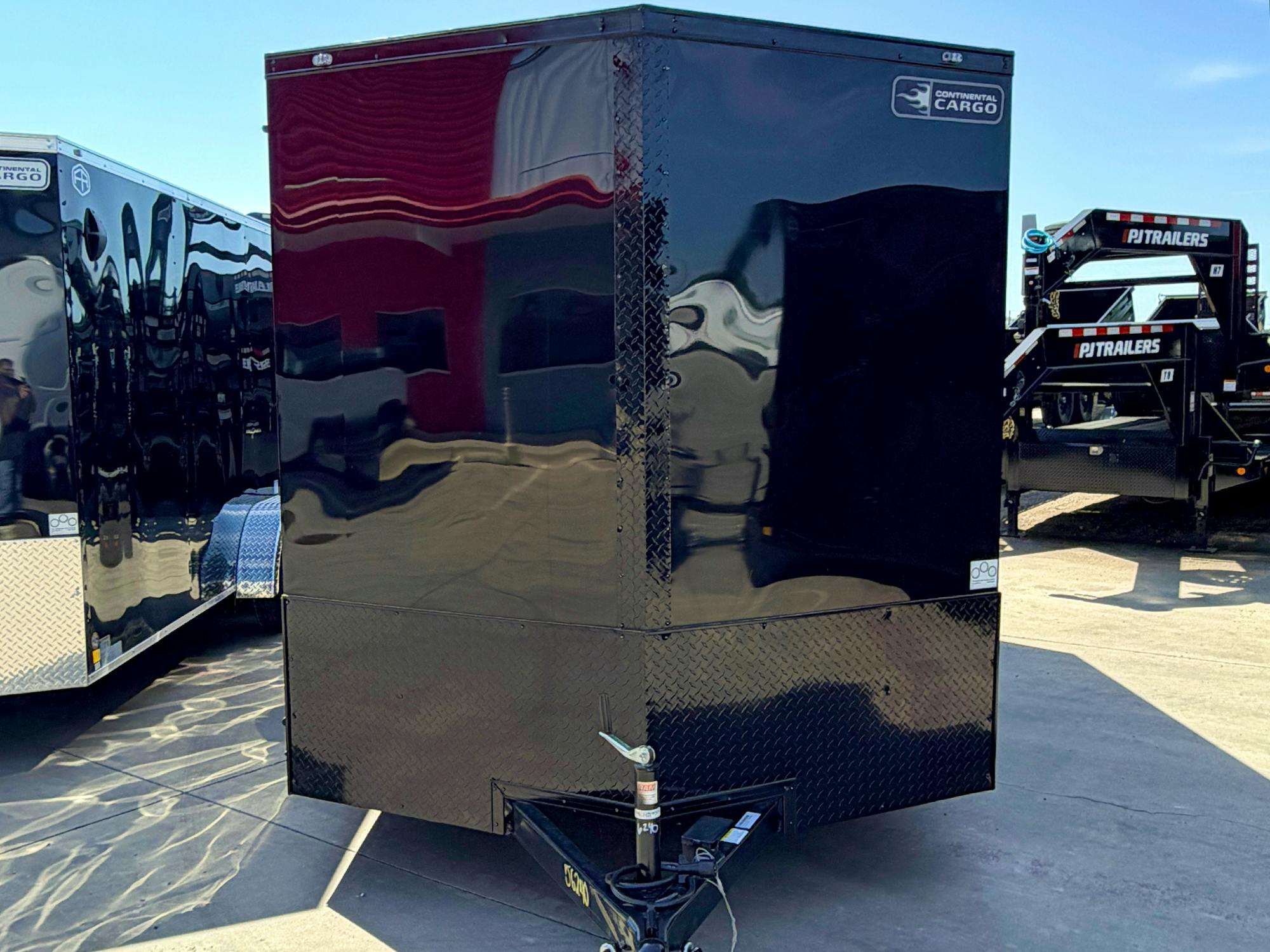 Continental Cargo 7'x14' Enclosed Cargo Trailer w/ Rear Ramp Doors (V-Series) - Stock #92133 - Image 2 of 4