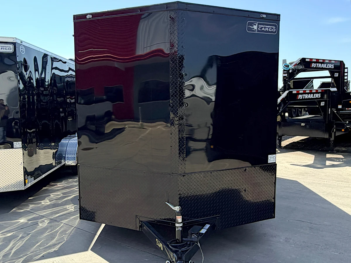 Continental Cargo 7'x14' Enclosed Cargo Trailer w/ Rear Ramp Doors (V-Series) - Stock #92133 - Image 2 of 4 Continental Cargo 7'x14' Enclosed Cargo Trailer w/ Rear Ramp Doors (V-Series) - Stock #92133 - Image 2 of 4