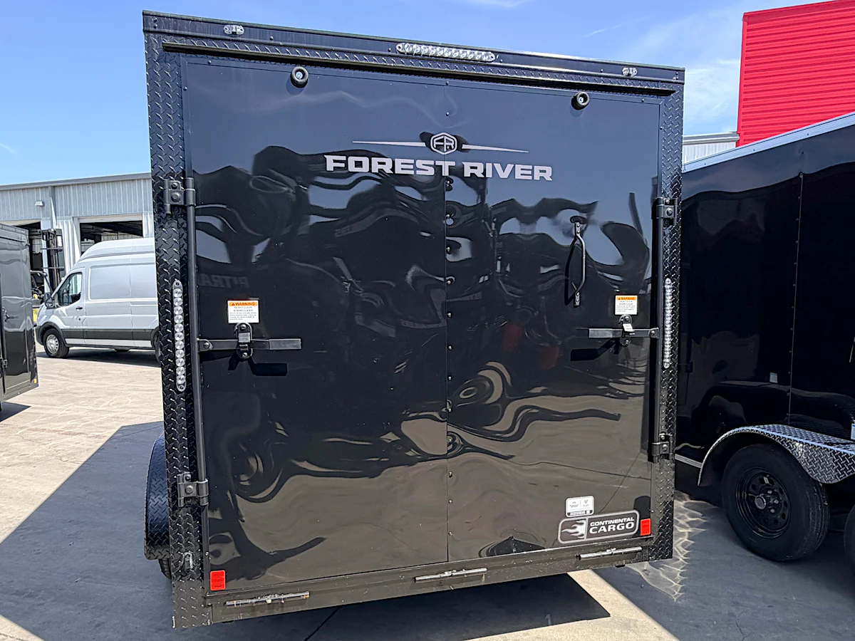 Continental Cargo 7'x14' Enclosed Cargo Trailer w/ Rear Ramp Doors (V-Series) - Stock #92133 - Image 4 of 4 Continental Cargo 7'x14' Enclosed Cargo Trailer w/ Rear Ramp Doors (V-Series) - Stock #92133 - Image 4 of 4