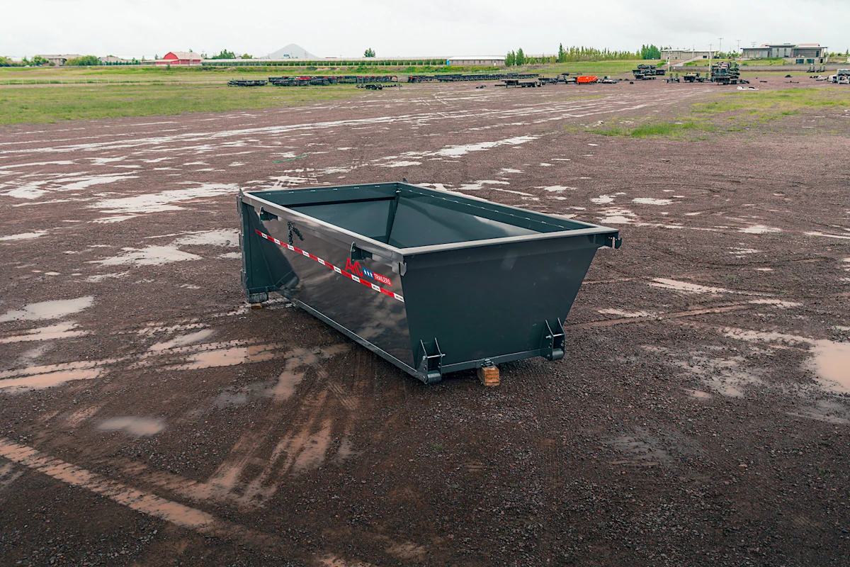 ARC Trailers 14' 14 Yard Multi-purpose Roll Off Dumpster (MDB) - Stock #92145 - Image 3 of 8 ARC Trailers 14' 14 Yard Multi-purpose Roll Off Dumpster (MDB) - Stock #92145 - Image 3 of 8