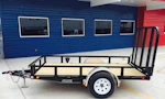 PJ Trailers 10'x60" Single Axle 4" Channel Utility Trailer (U6) Stock #92160 - Thumbnail 1