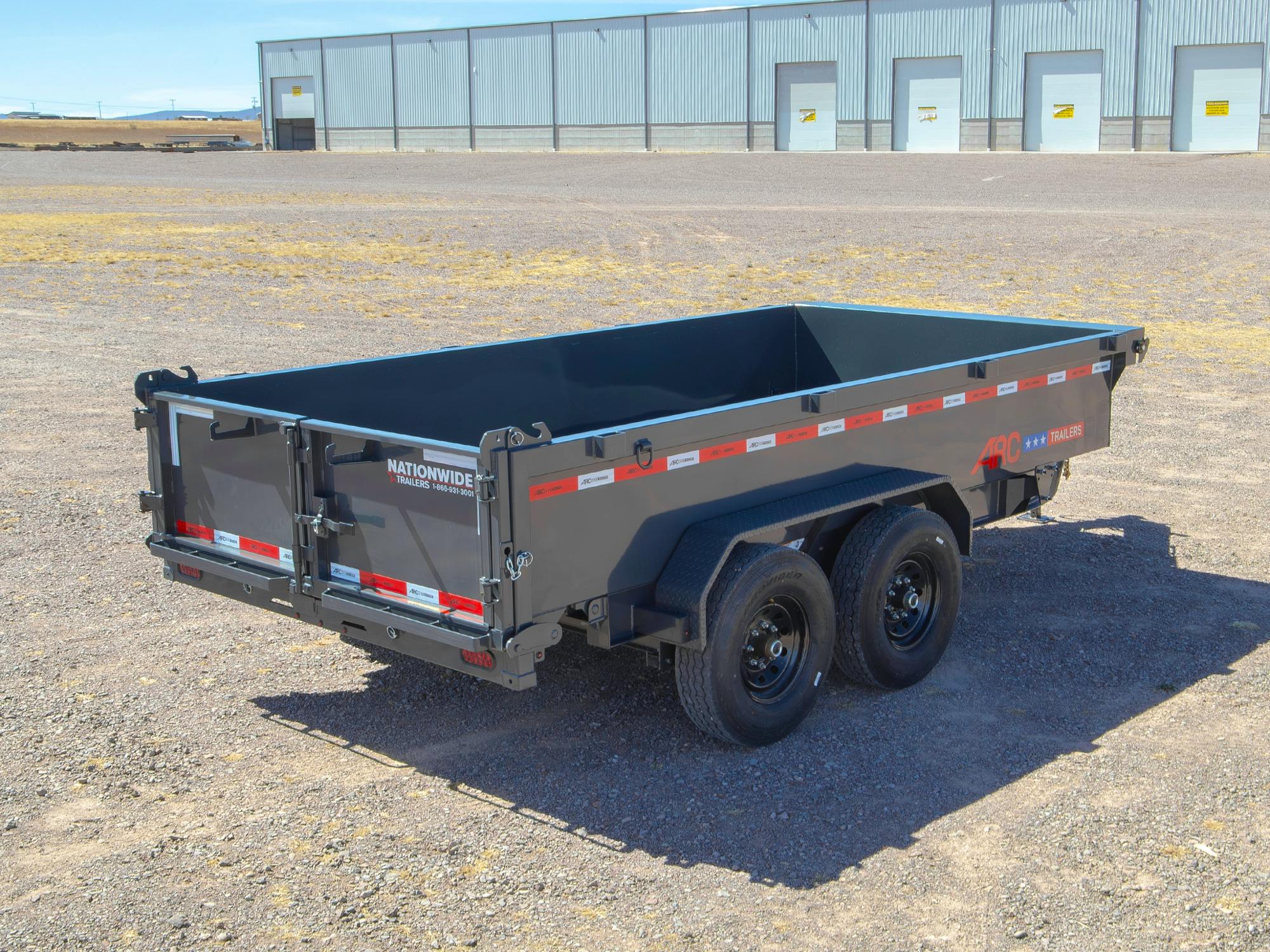 ARC Trailers 14'x83" Scissor Lift Dump w/ 2ft Sides (BDZ) - Stock #92169 - Image 9 of 13