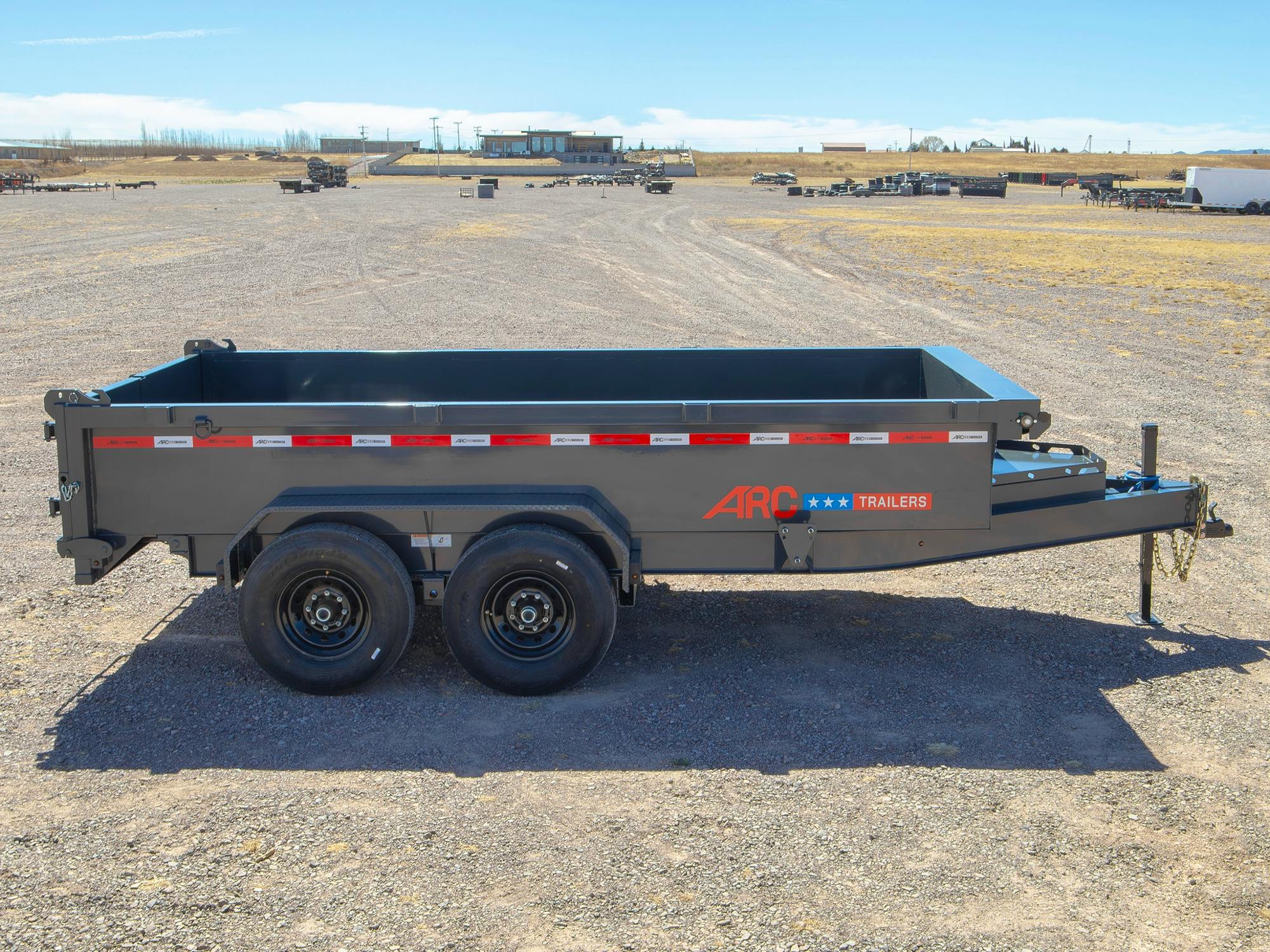 ARC Trailers 14'x83" Scissor Lift Dump w/ 2ft Sides (BDZ) - Stock #92169 - Image 10 of 13
