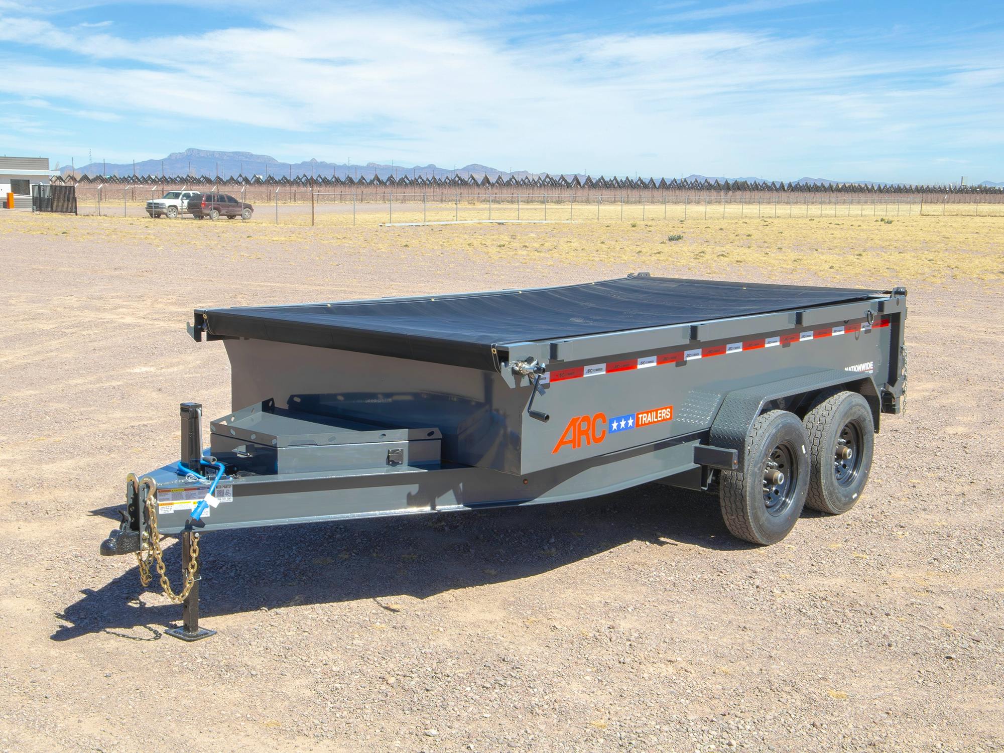 ARC Trailers 14'x83" Scissor Lift Dump w/ 2ft Sides (BDZ) - Stock #92175 - Image 4 of 13
