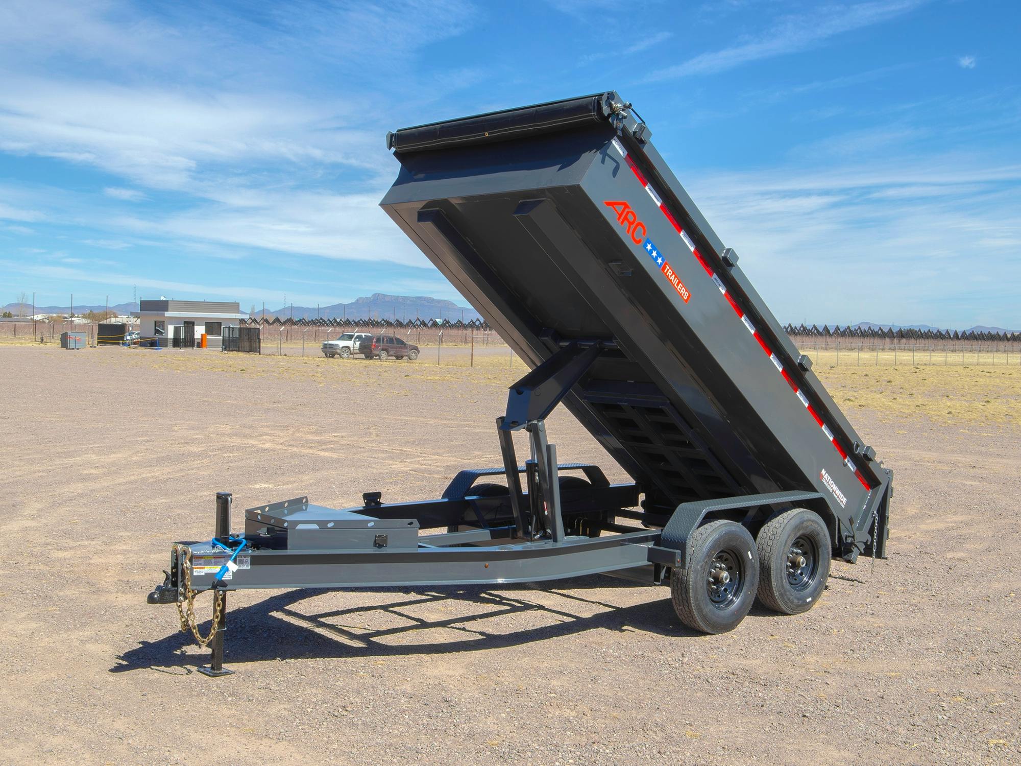 ARC Trailers 14'x83" Scissor Lift Dump w/ 2ft Sides (BDZ) - Stock #92178 - Image 2 of 13