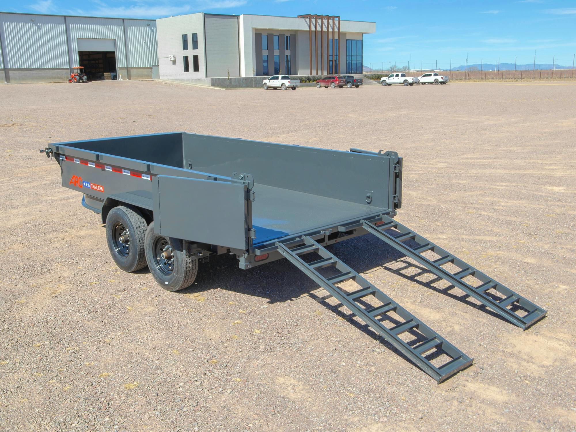 ARC Trailers 14'x83" Scissor Lift Dump w/ 2ft Sides (BDZ) - Stock #92180 - Image 12 of 13