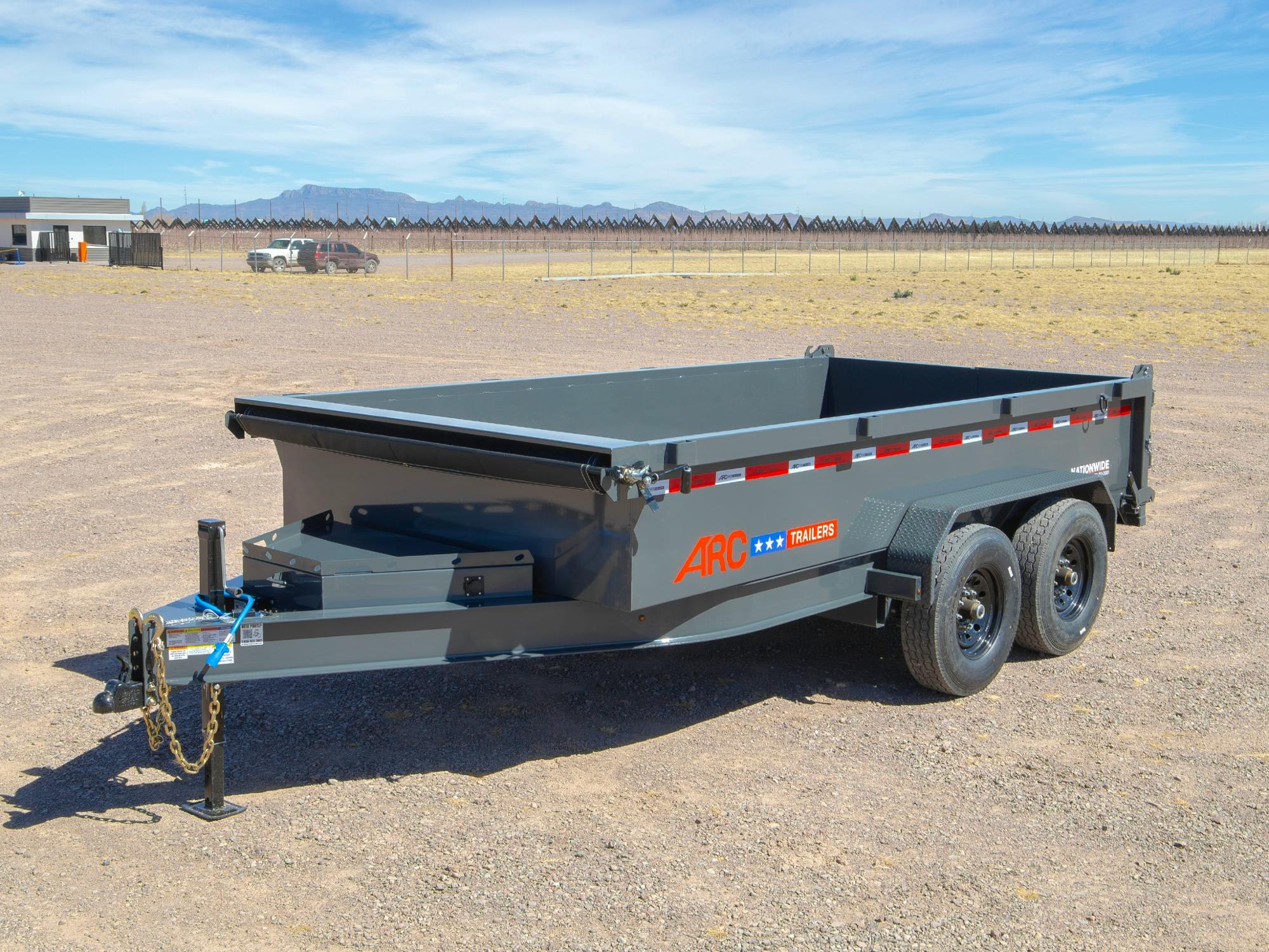 ARC Trailers 14'x83" Scissor Lift Dump w/ 2ft Sides (BDZ) - Stock #92182 - Image 1 of 13