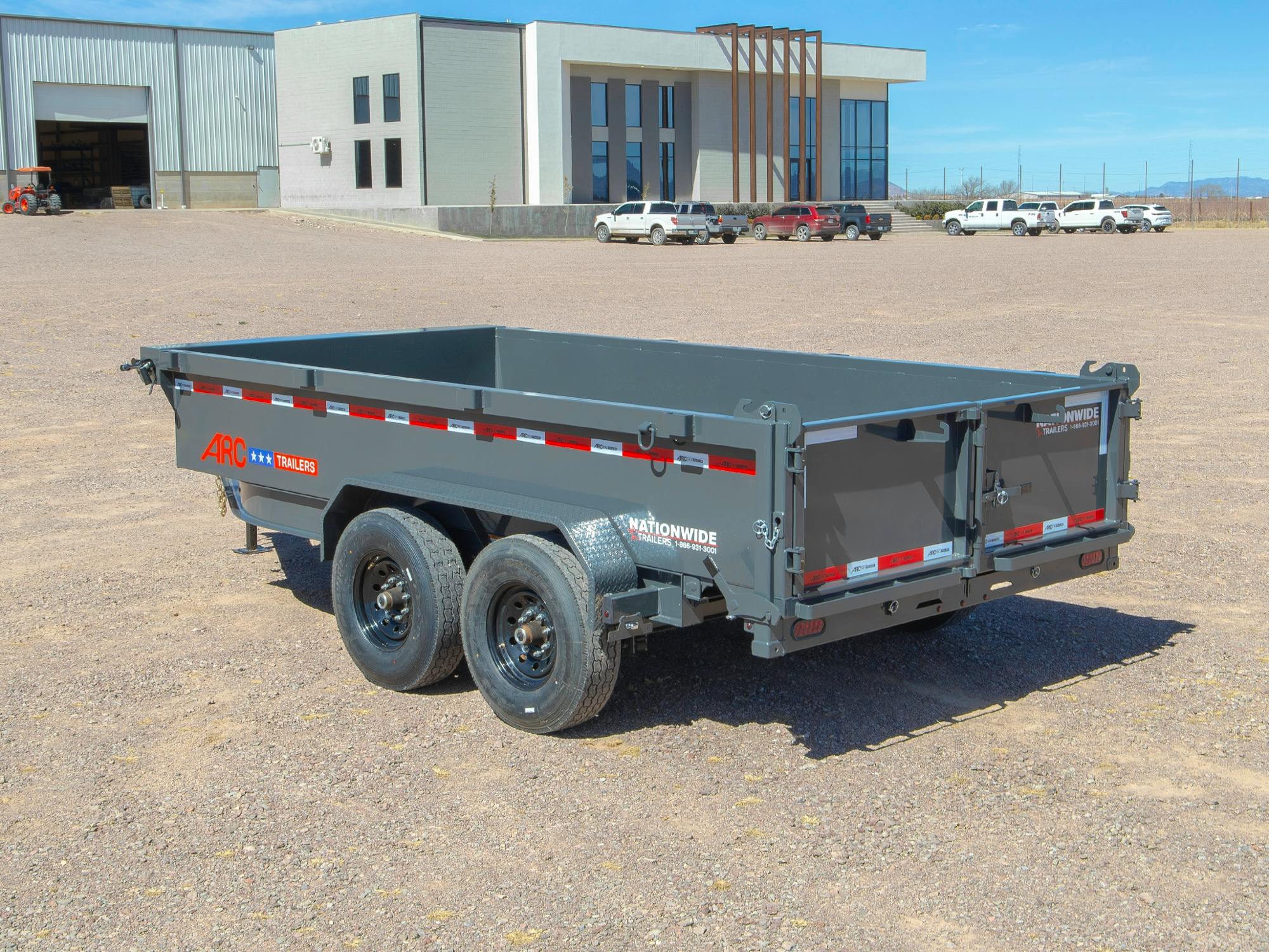 ARC Trailers 14'x83" Scissor Lift Dump w/ 2ft Sides (BDZ) - Stock #92183 - Image 7 of 13
