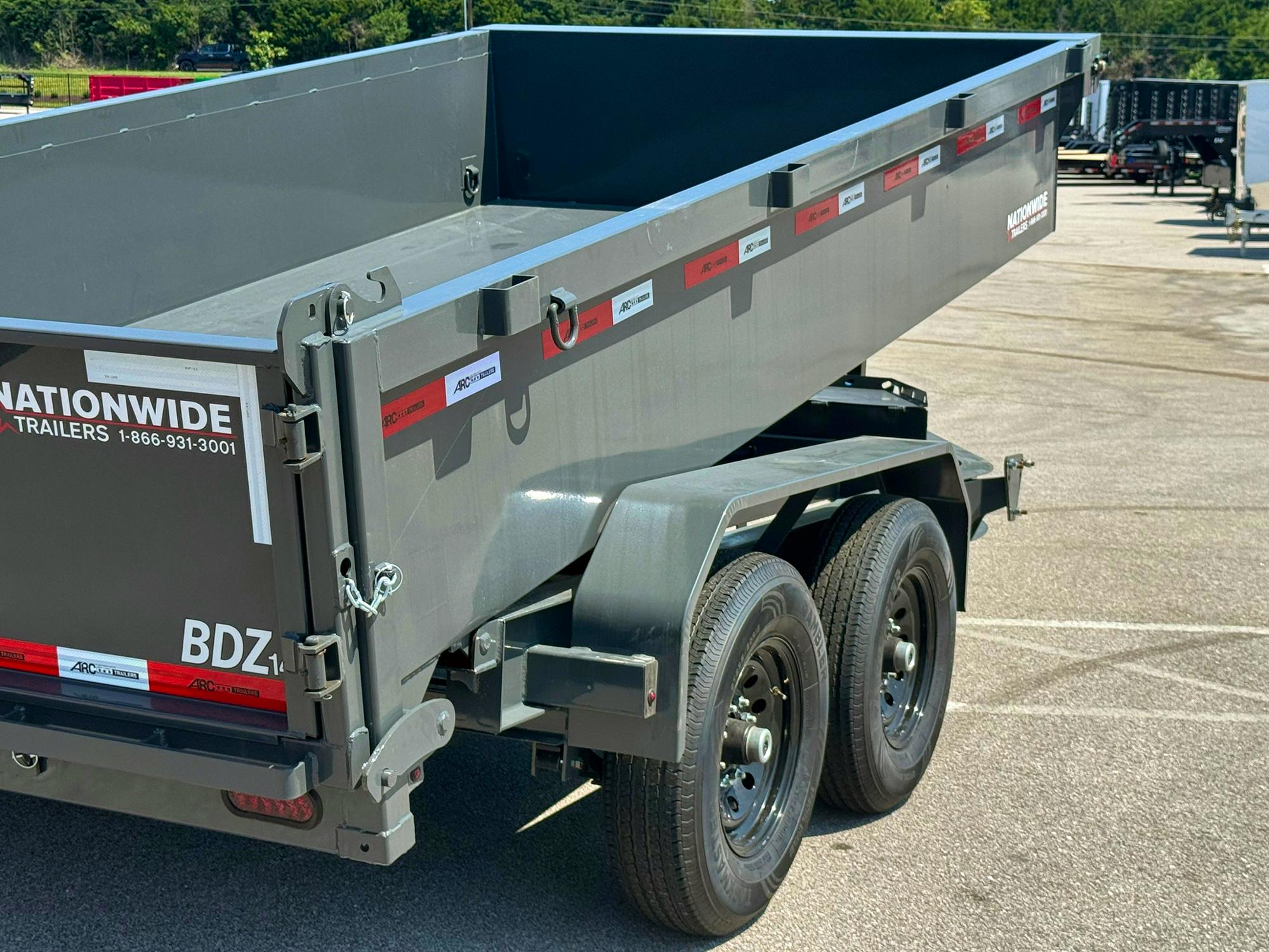 ARC Trailers 14'x83" Scissor Lift Dump w/ 2ft Sides (BDZ) - Stock #92186 - Image 4 of 6