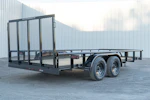 Texas Bragg 16'x83" Utility Trailer w/ 4' Gate (U2) Stock #92238 - Thumbnail 14