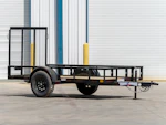 Texas Bragg 10'x60" Utility Trailer w/ 4' Gate (U1) Stock #92243 - Thumbnail 1