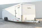 LoneStar 7.10'x24' 14k Steel Enclosed Cargo Trailer w/ Rear Ramp Door (C2) Stock #92253 - Thumbnail 3
