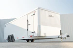 LoneStar 7.10'x24' 14k Steel Enclosed Cargo Trailer w/ Rear Ramp Door (C2) Stock #92253 - Thumbnail 1