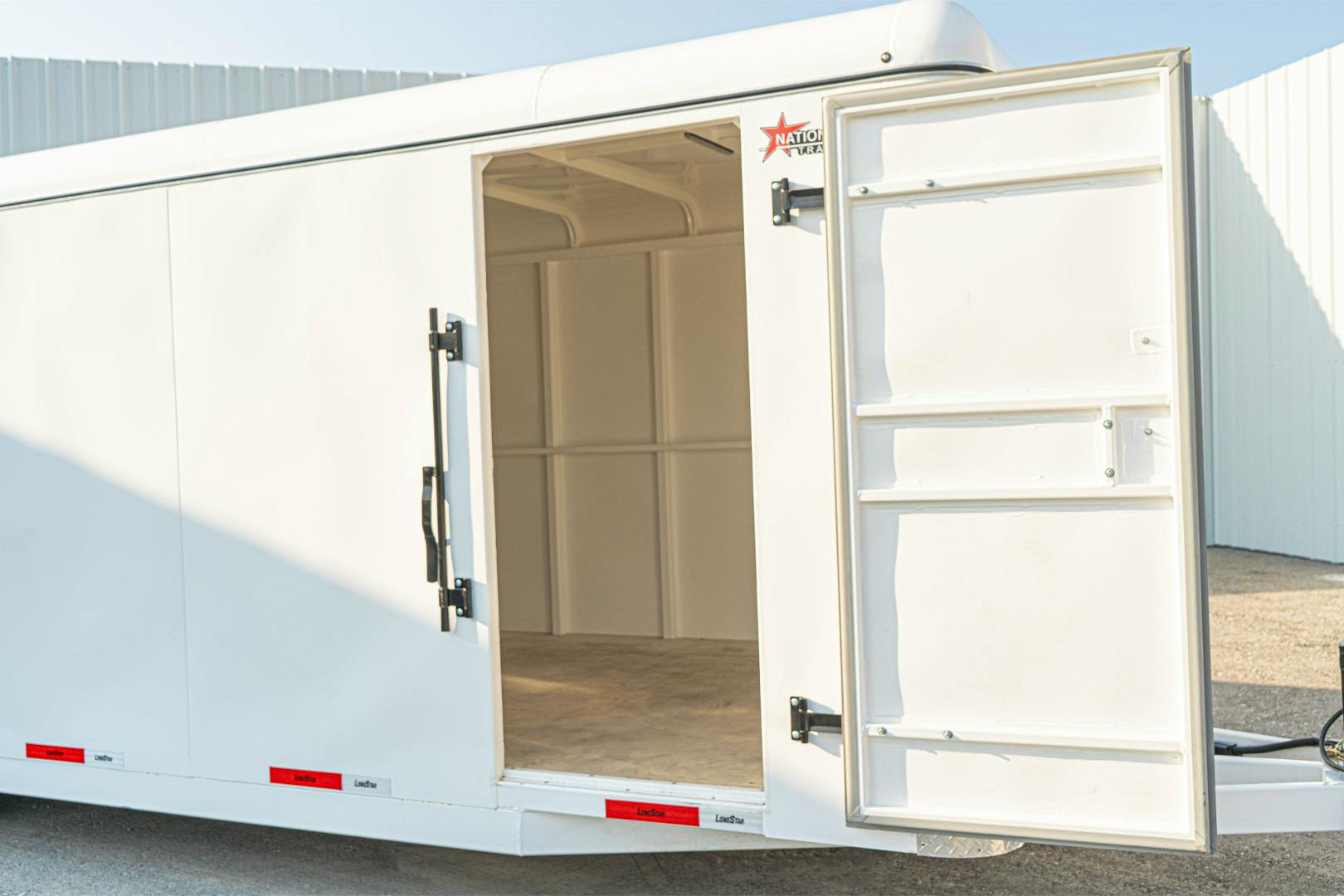 LoneStar 7.10'x24' 14k Steel Enclosed Cargo Trailer w/ Rear Ramp Door (C2)