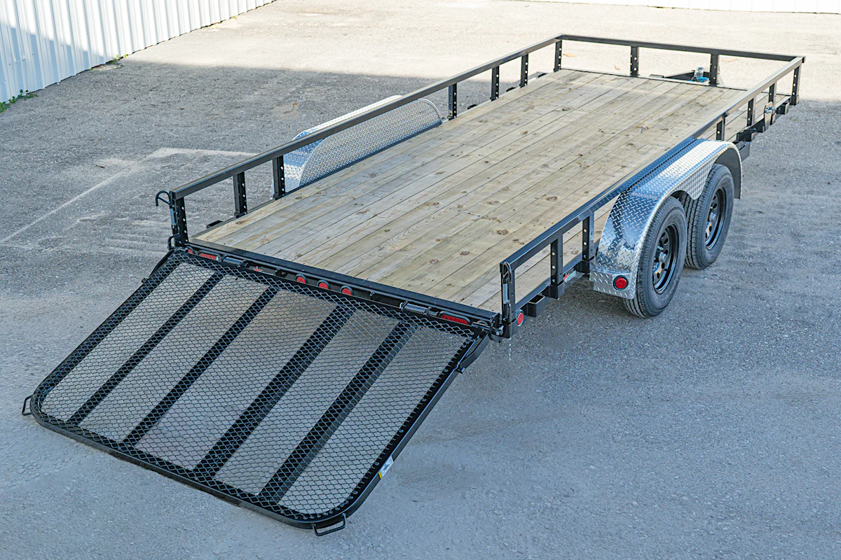 PJ Trailers 16'x83" Tandem Axle 4" Channel Utility Trailer (UL) - Stock #92267 - Image 3 of 13 PJ Trailers 16'x83" Tandem Axle 4" Channel Utility Trailer (UL) - Stock #92267 - Image 3 of 13